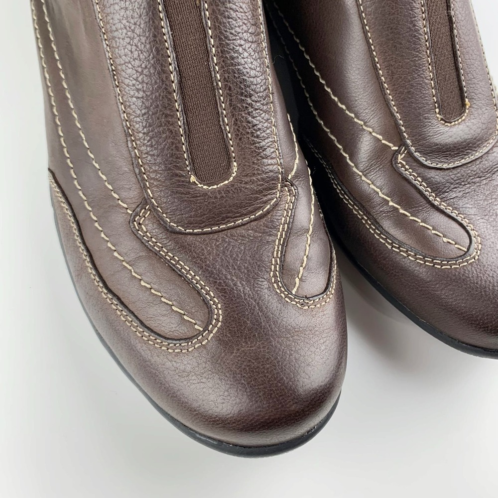 Natural Soul by Naturalizer Raise Loafers Slip On Brown Leather Women’s 8.5 - Picture 4 of 11